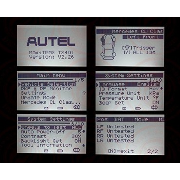 Autel MaxiTPMS TS401 TPMS Diagnostic and Service Tool Car TPMS Reset Scan Tool