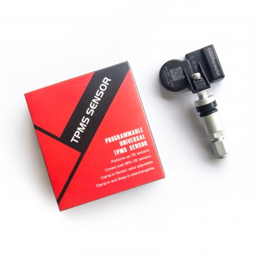 2IN1 Universal TPMS Sensor 315/433 MHz OE-Level Programmable Tire Pressure Sensors Cloneable work with T1 T2