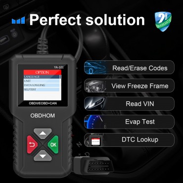 OBDHOM OBD2 Scanner,Car Engine Fault Code Reader CAN Scan Tool