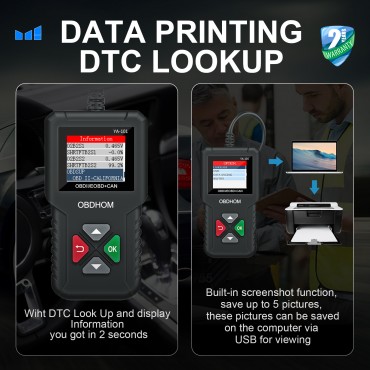 OBDHOM OBD2 Scanner,Car Engine Fault Code Reader CAN Scan Tool