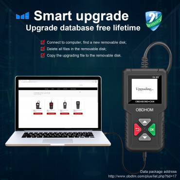 OBDHOM OBD2 Scanner,Car Engine Fault Code Reader CAN Scan Tool